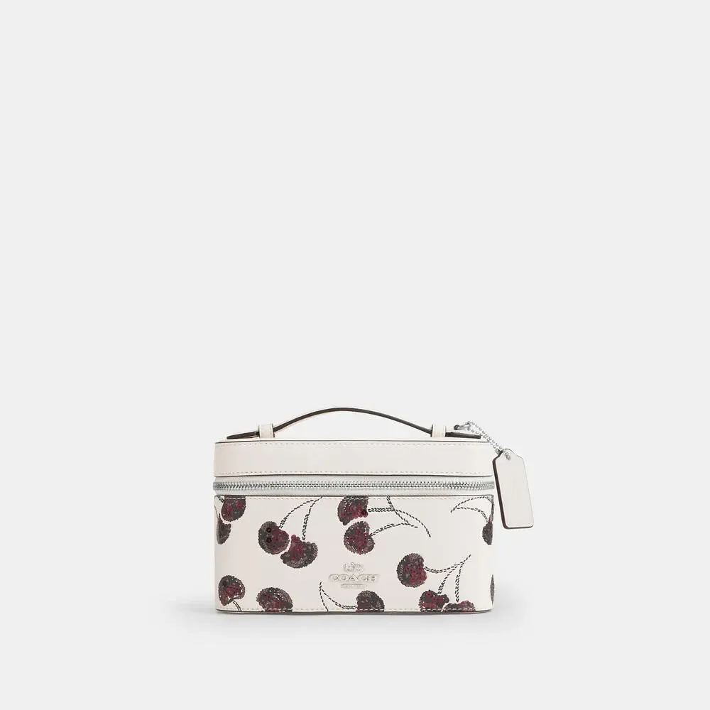 Coach Outlet Cosmetic Case With Cherry Print